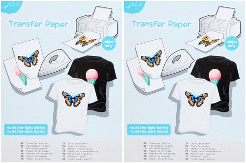 10x transferpapier shirt - 10x, t-shirt