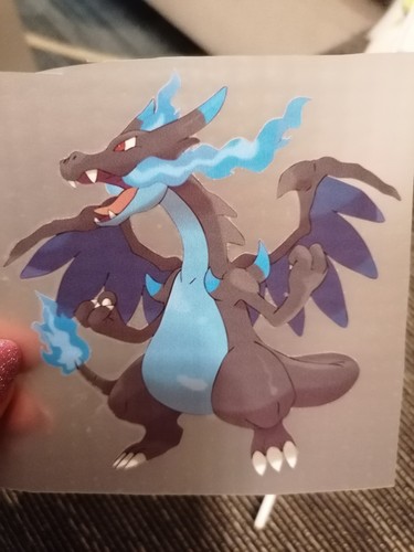 9cm bügelbild pokémon glurak - 9cm,