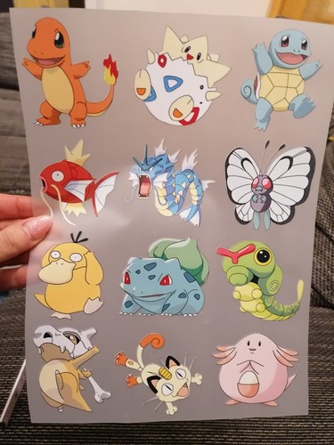 Bügelbild pokémon pikachu - bügelbild,