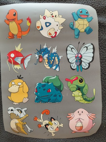Bügelbild pokémon pikachu - bügelbild,